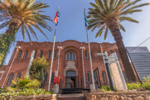 Womans Jail at the Constitution Hill, a museum in Braamfontein, Johannesburg near the western end of the suburb of Hillbrow. Constitution Hill is where the Constitutional Court of South Africa is situated.