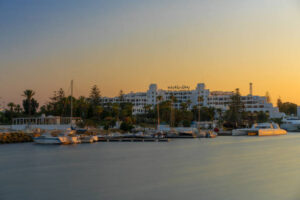 End of the day on El Kantaoui Marina - Tunisia