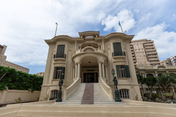 Facade view of the Royal Jewelry museum of Alexandria Egypt