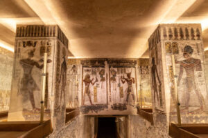 Tomb of pharaoh Rameses III in Valley of the Kings, Luxor, Egypt